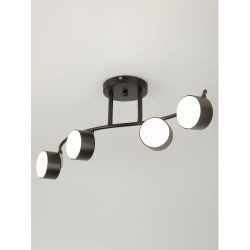 Светильник настенно-потолочный спот Rivoli   7074-704 4хGX53 15 Вт поворотный