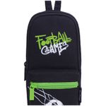 Пенал мягкий 1 отделение, 1 карман, 210*90*40 Berlingo "Football black", текстиль