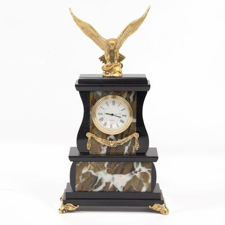 Часы "Орел" офиокальцит бронза 150х75х250 мм 1850 гр. R116635