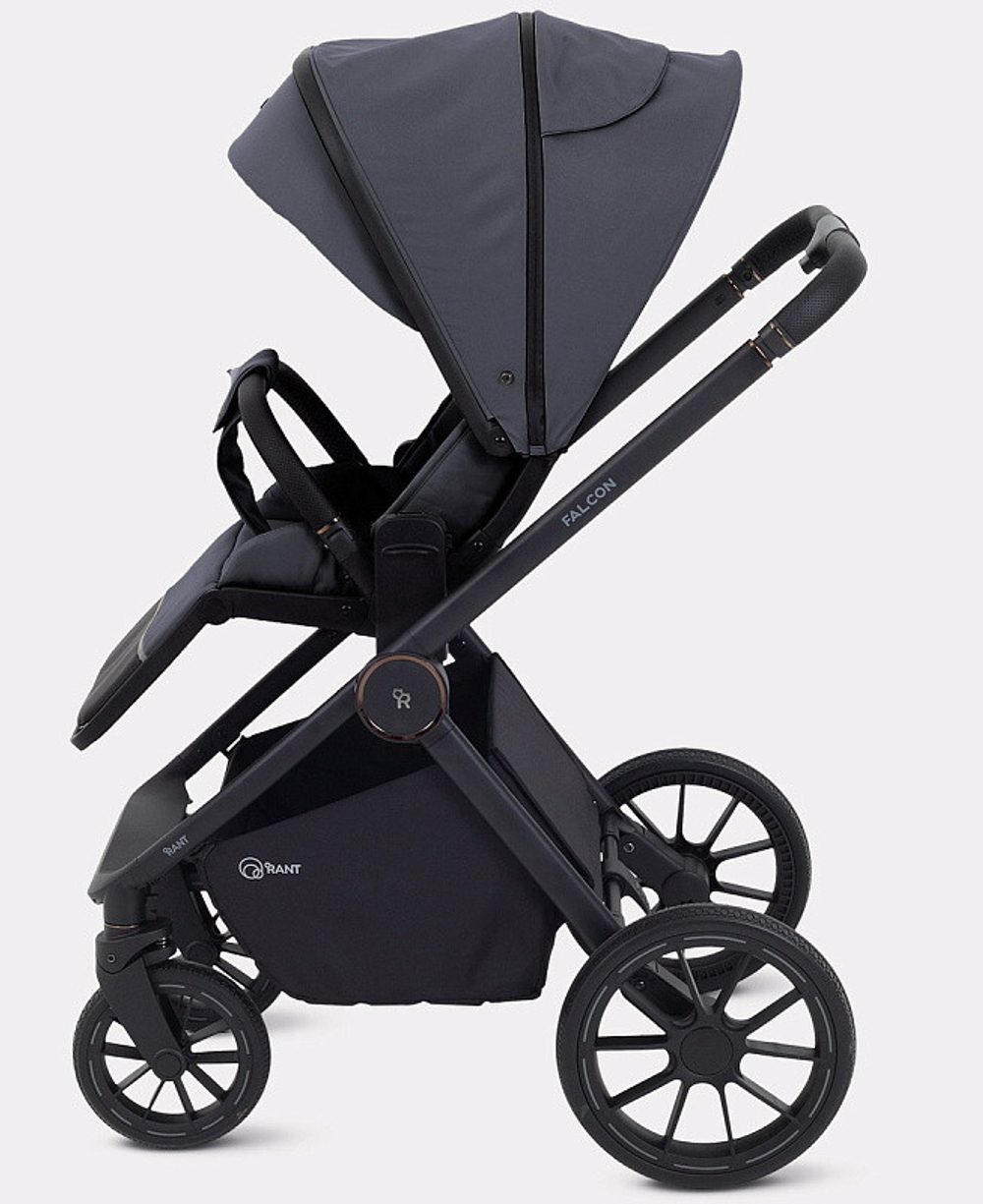 Детская коляска Rant Falcon Neo 3 в 1 с автокреслом Evomax Grey Graphite