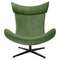 Кресло Toro, зеленая искусственная замша