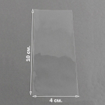 Прозрачные пакетики из БОПП 4х10 см для упаковки