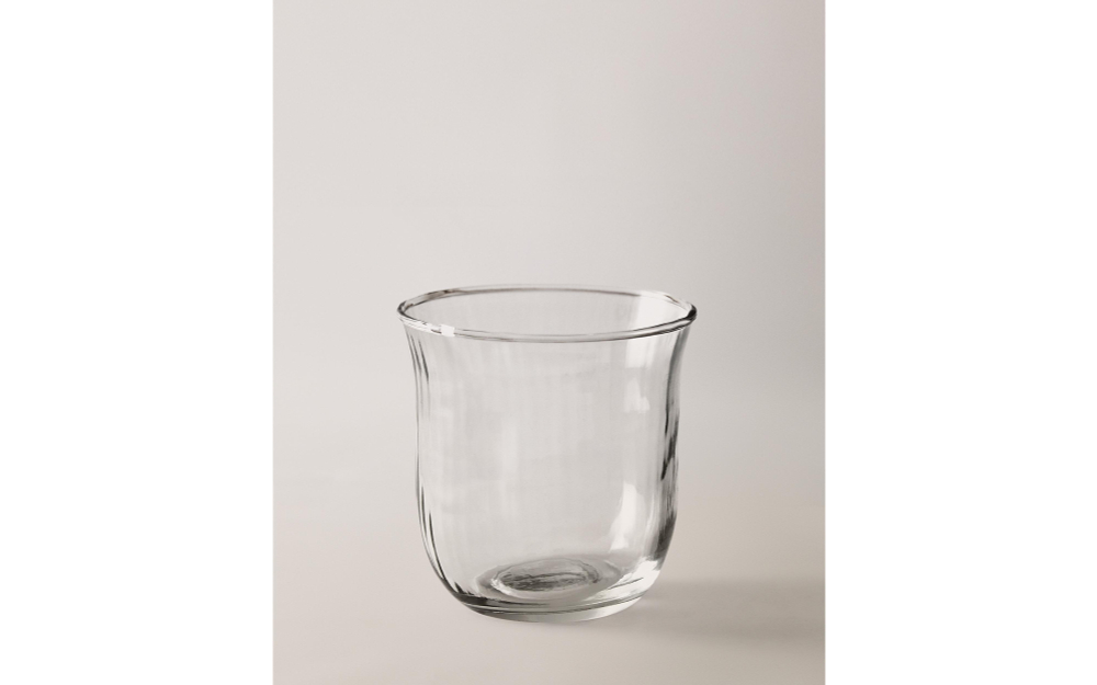 Zara Home стакан из стекла, цвет прозрачный, 9 см · 0229/401