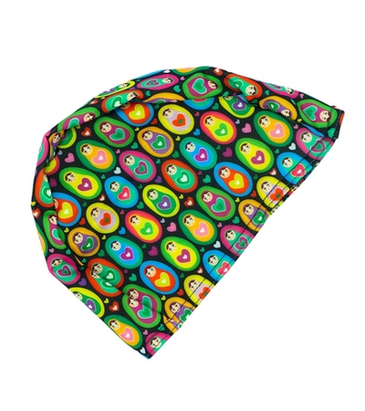 Шапочка для плавания лайкровая детская Aruna Матрешки