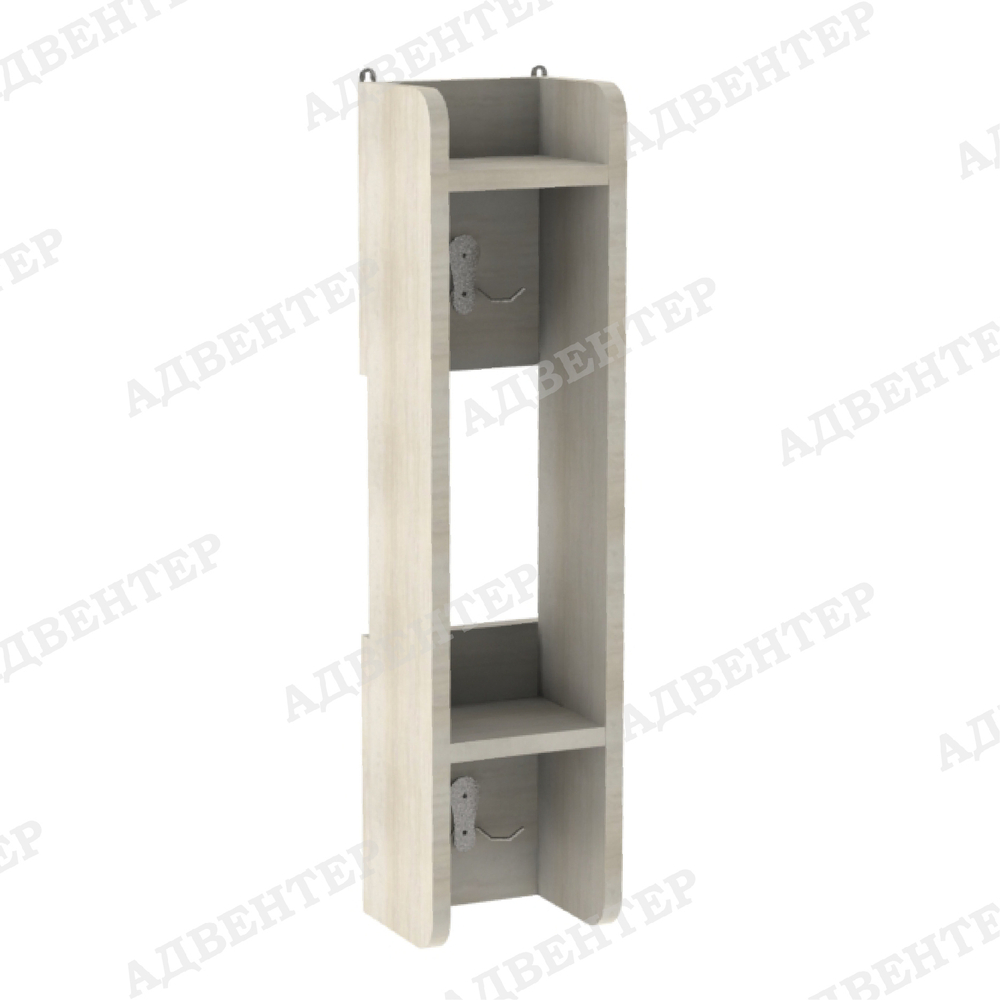 Полотенечница навесная 2 секции