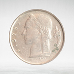 Belgium, 1 Franc (French Text), 1978, VF