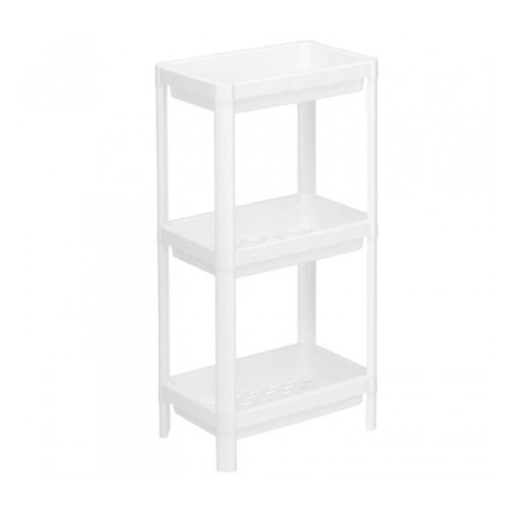 Этажерка прямоугольная (3 секции) 365x230x140 полки с бортиками М2702