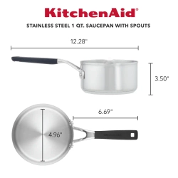 KitchenAid Стальной сотейник Classic 14 см 1 л