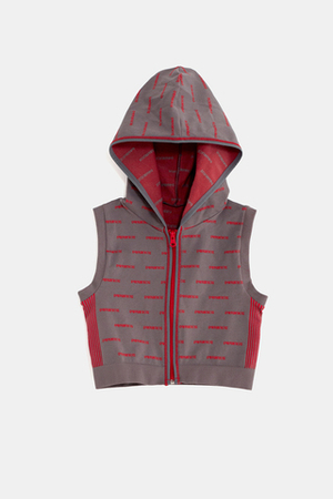 Кроп-топ бесшовный на молнии