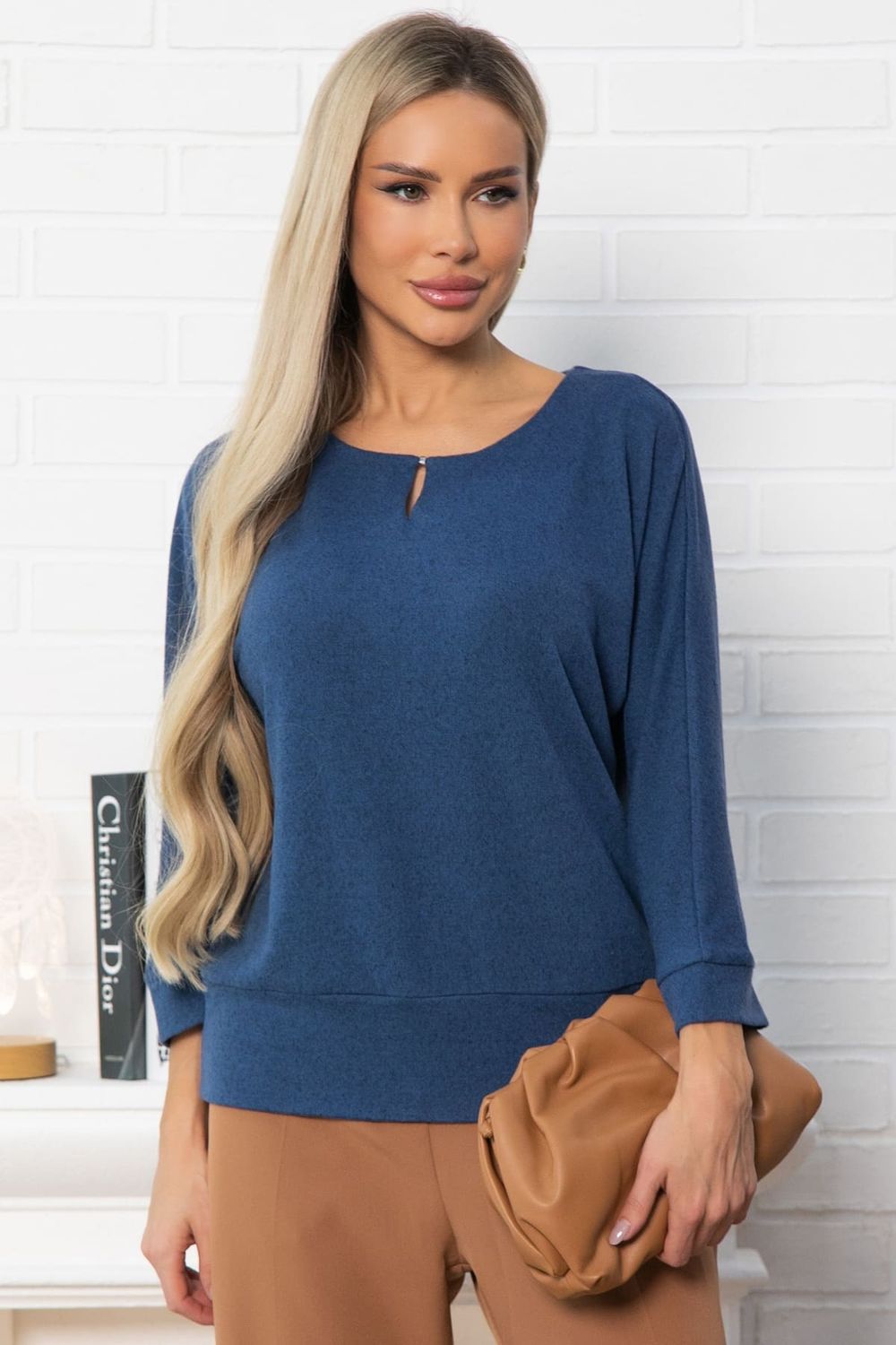 Джемпер трикотажный Претти (синий) Б14869-50М LT Collection