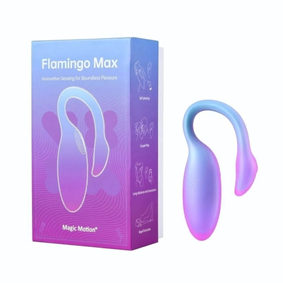 Голубой вибратор Flamingo Max (Цвет: голубой)