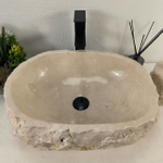 Каменная раковина из мрамора Erozy Cream EM-05125 (52*41*15) 0877 из натурального камня