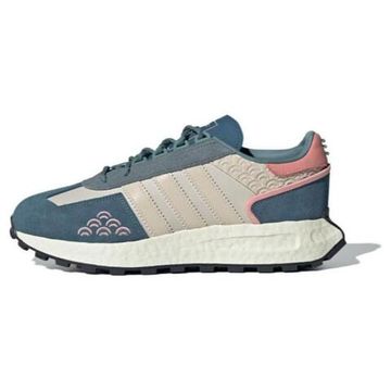 Adidas Originals Retropy E5 Бежевые кроссовки Низкие Голубы и розовые Унисекс