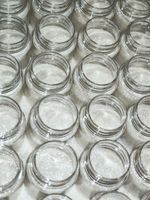 Блёстки Глиттер 301-04мм Белый прозрачный глянец - универсальные