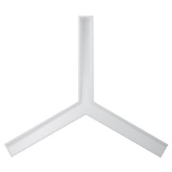Светильник LED ЭРА Geometria SPO-144-W-40K-066 Igrek 66Вт 4000К 5000Лм IP40 1200*1200*80 белый подвесной | Декоративные светильники Geometria