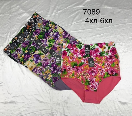 Трусы х\б,класика,выс.посадка(54-58)7089