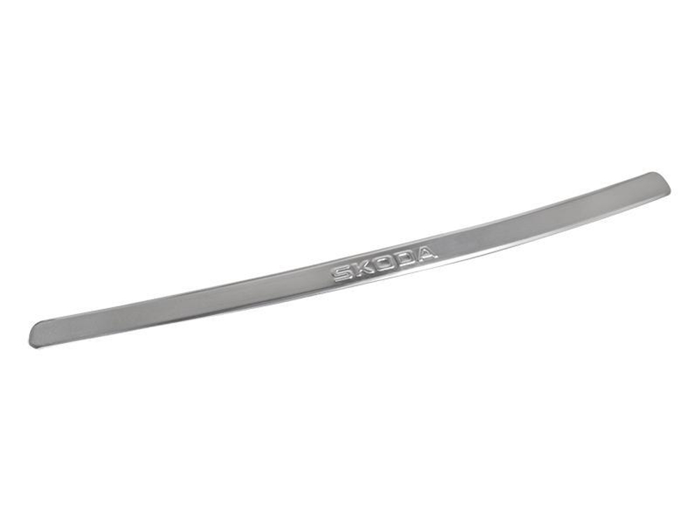 *Накладка бампера декоративная Skoda Octavia 2008-2013 (нерж. сталь) Dollex