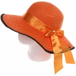 Шляпа женская с широкими полями «TiraMiSu- Бэлла», микс 6 цветов, р58, ширина полей 11 см