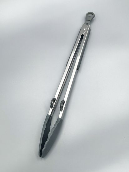 Щипцы силиконовые 35,5 см Kamille КМ 7513 с ручками из нержавеющей стали