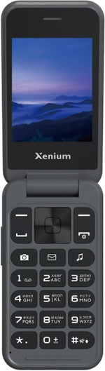 Сотовый телефон Xenium X680 Grey (раскладушка)