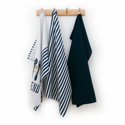 Набор кухонных полотенец 3шт 45х70 Arya home Navy
