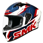Шлем SMK STELLAR FURY, цвет белый/синий/красный (XL)