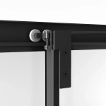 Душевой уголок Niagara Nova NG-6835-34BLACK 100х100 стекло прозрачное/профиль черный матовый
