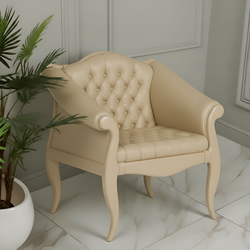 Кресло Марсель Айвори Беж