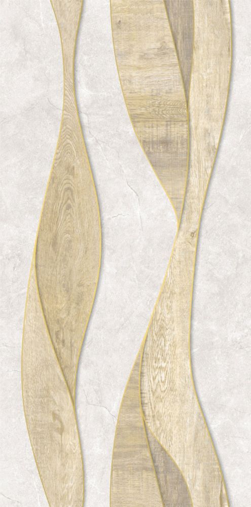 Панель ПВХ термопечать Цунами золото 22Т009-1 2700х250 мм