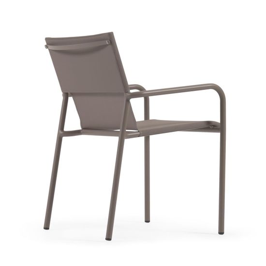 Zaltana Алюминиевый стул для улицы коричневый матовый цвет Испания La Forma