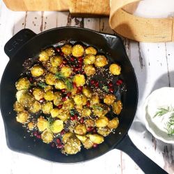 Сковорода 30 см с 2-мя ручками чугун черная ИНДУКЦИЯ LAVA