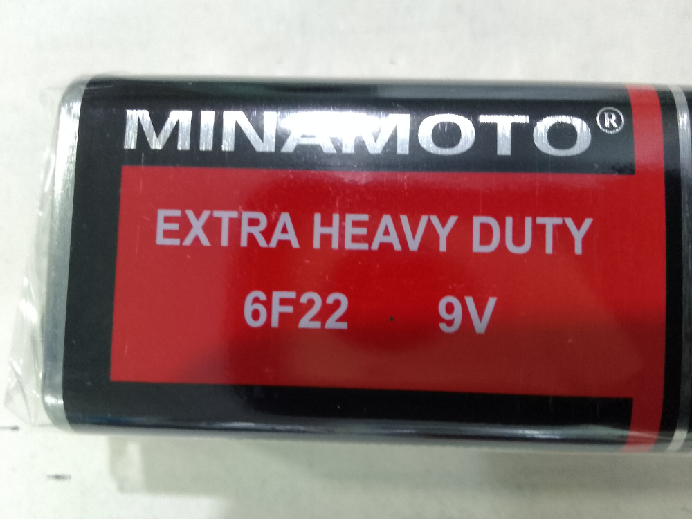 Батарейка MINAMOTO 6F22 (крона)