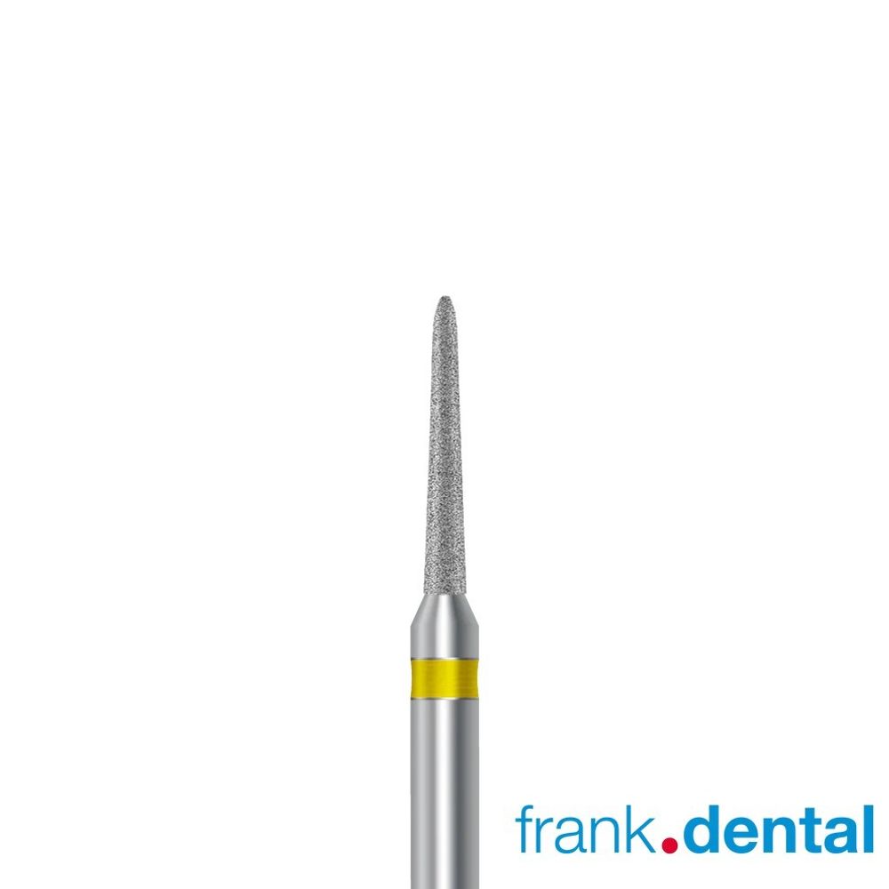 Бор алмазный желтый Frank Dental типа FG - D.878K.010.C.FG