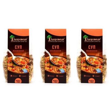 Здороведа Суп Мексиканский 6 порций 250 г, 3 шт