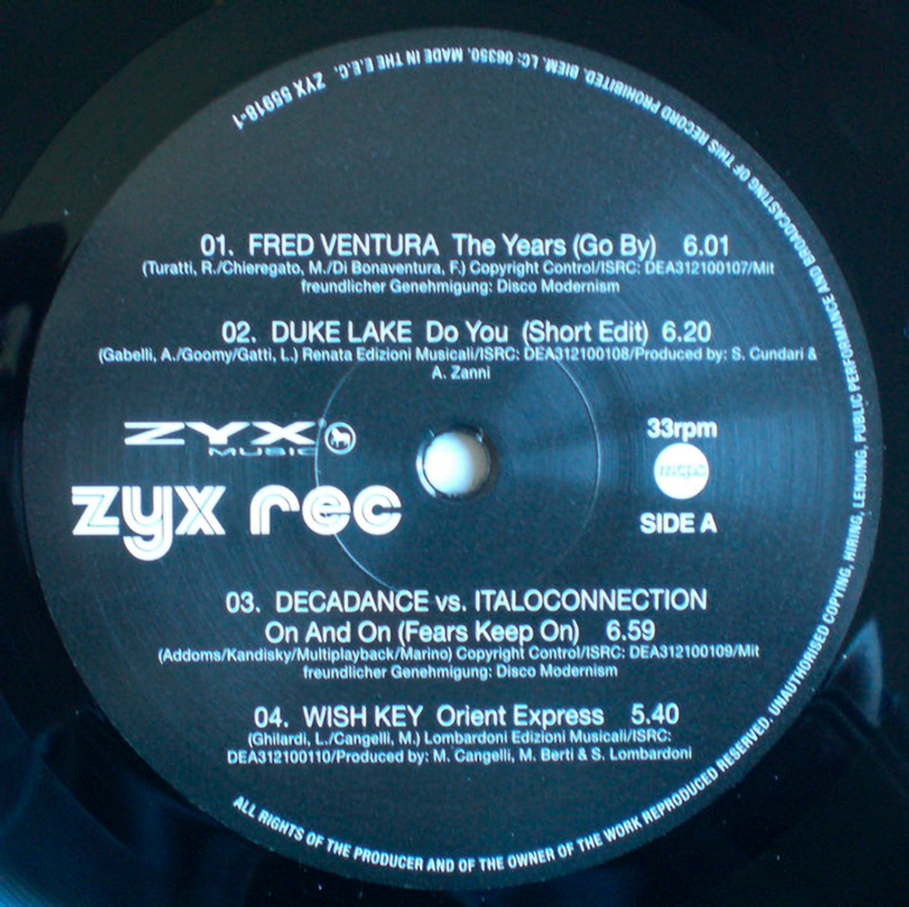 Сборник / ZYX Italo Disco : Flemming Dalum Remixes (LP)