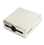 Диспенсер бумажных полотенец нерж. сталь TISSUE 04006.S матовый