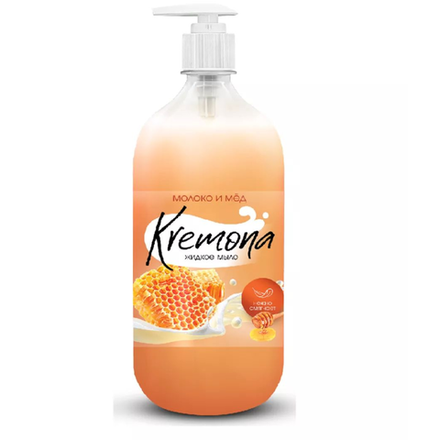 Жидкое мыло Kremona Молоко и Мед 1000 мл