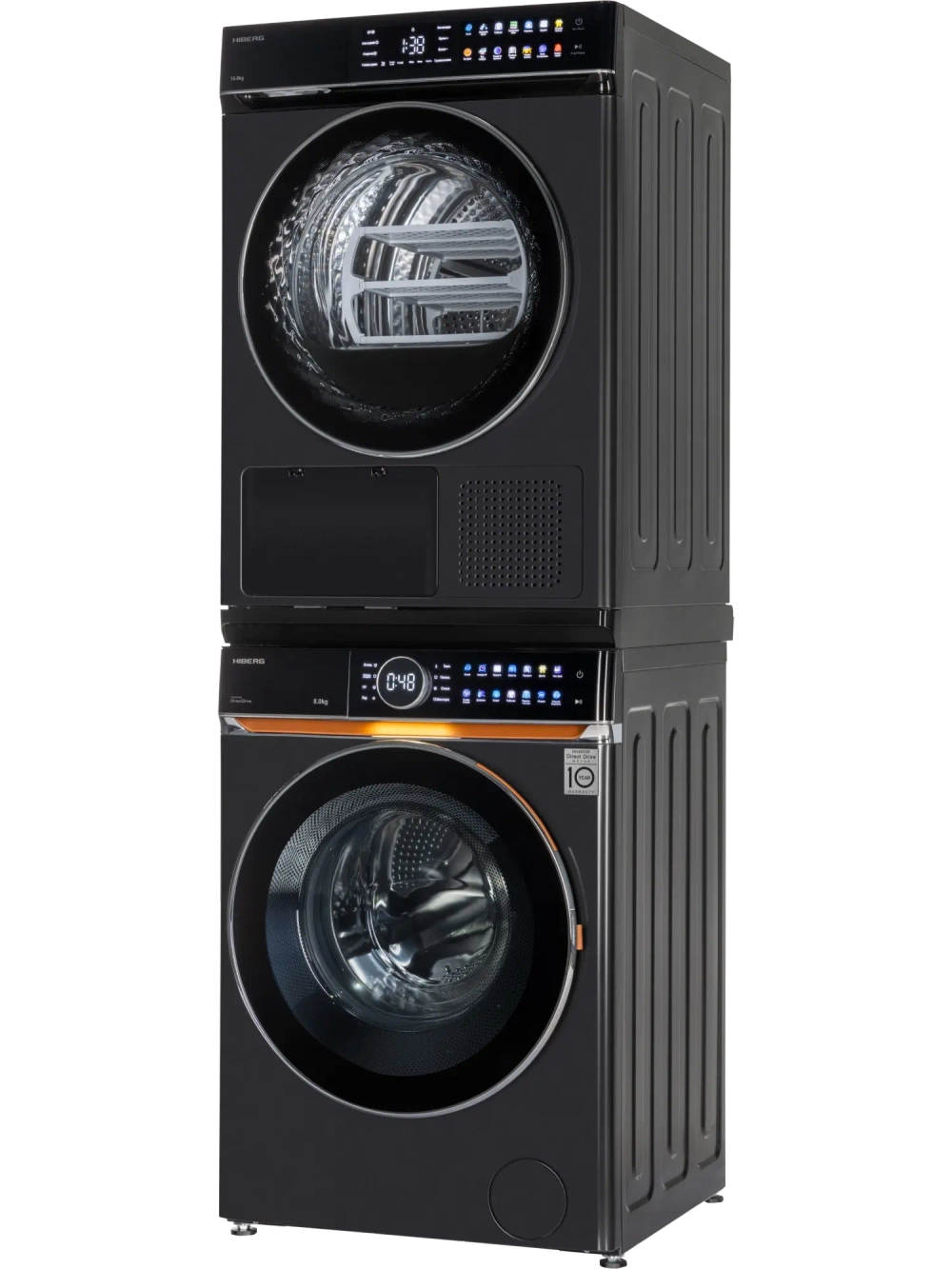 Сушильная машина Hiberg HDQ11 - 10 B + Стиральная машина Hiberg i-DDQ10 - 814 B