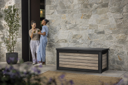 Пластиковый сундук Keter Deco deck 630 л ashwood