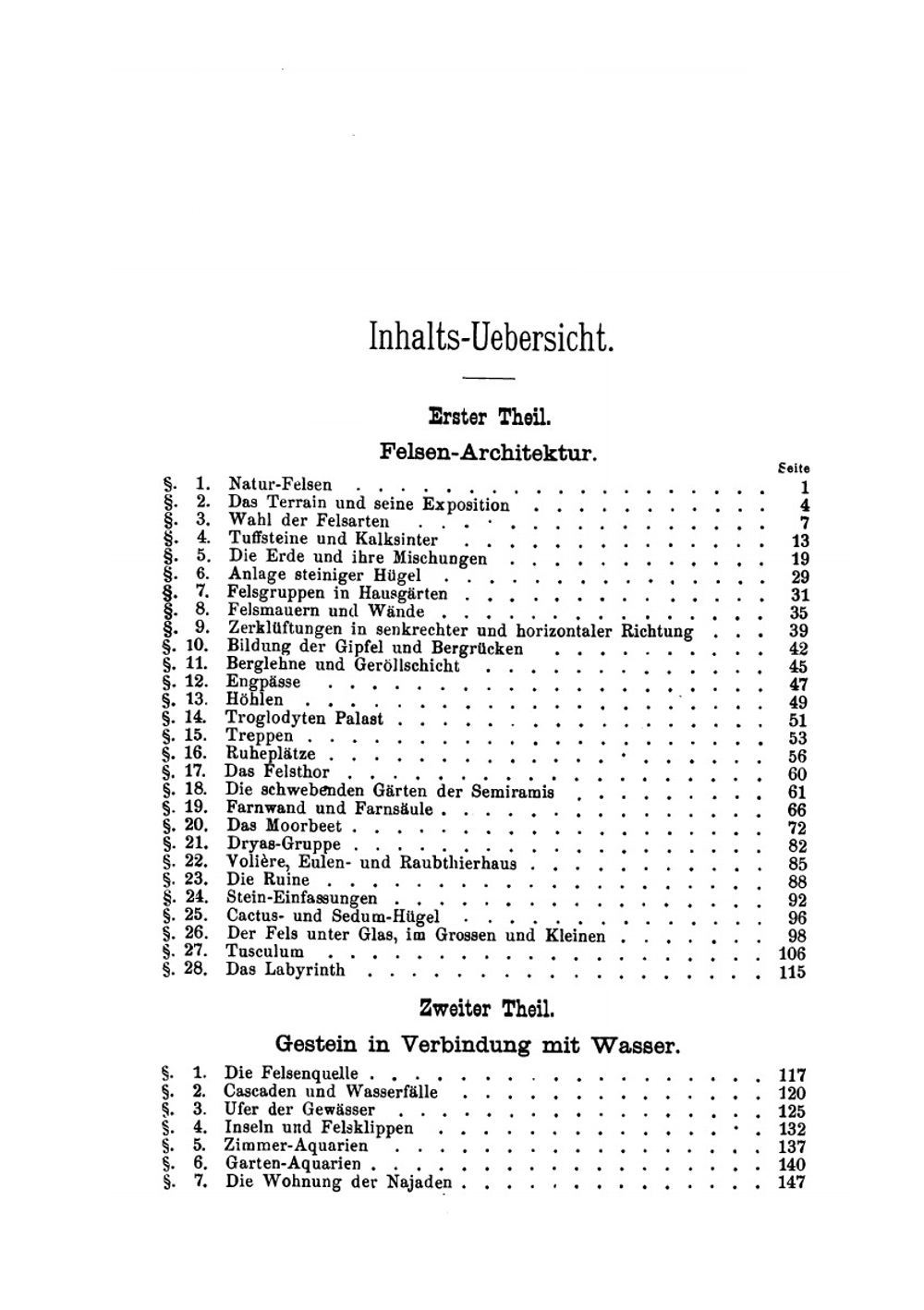 Die Felsen in Gärten Und Parkanlagen | Rudolf Geschwind