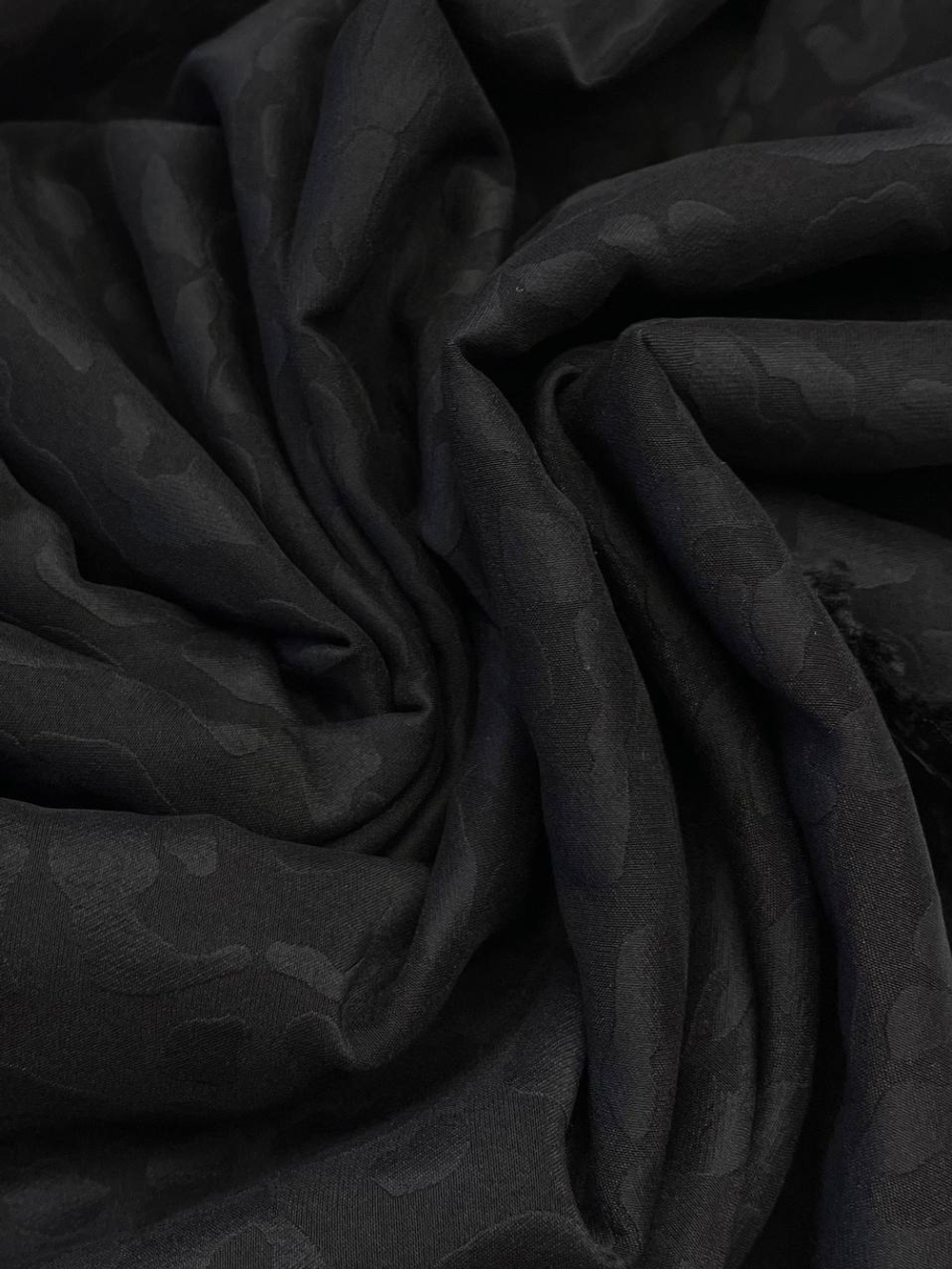 Жаккард хлопок с шелком и вискозой Hermès черный с анималистичным принтом