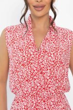 Платье Хьюми (красно-белое) П13935-35М LT Collection