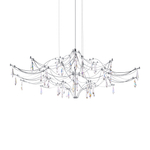 Подвесная светодиодная люстра Loft It Mira 10587/1000 Silver Asfour