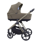 Детская коляска 3 в 1 Espiro Miloo 2025 и автокресло Pi Gray blue 209 charming touch / Серый/синий (Gray blue 103)