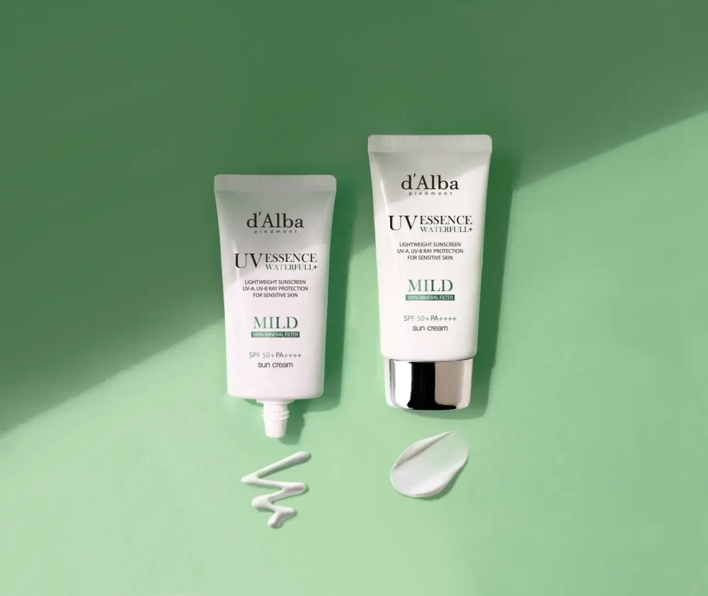 d'Alba UV Essence Waterful +SPF PA++++ Mild Mineral Filter Солнцезащитный крем для лица