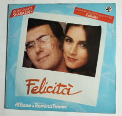 Винтажная виниловая пластинка LP Al Bano and Romina Power Felicita (Spain 1982)