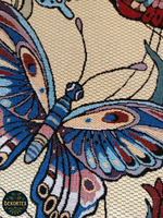 Набор чехлов на табурет из гобелена Бабочка (33х33 см) - 2шт