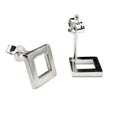 Серьги-гвоздики "Квадрат"