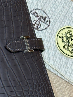 Кошелек Hermes из кожи крокодила