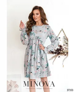 Платье 3131-серый Minova